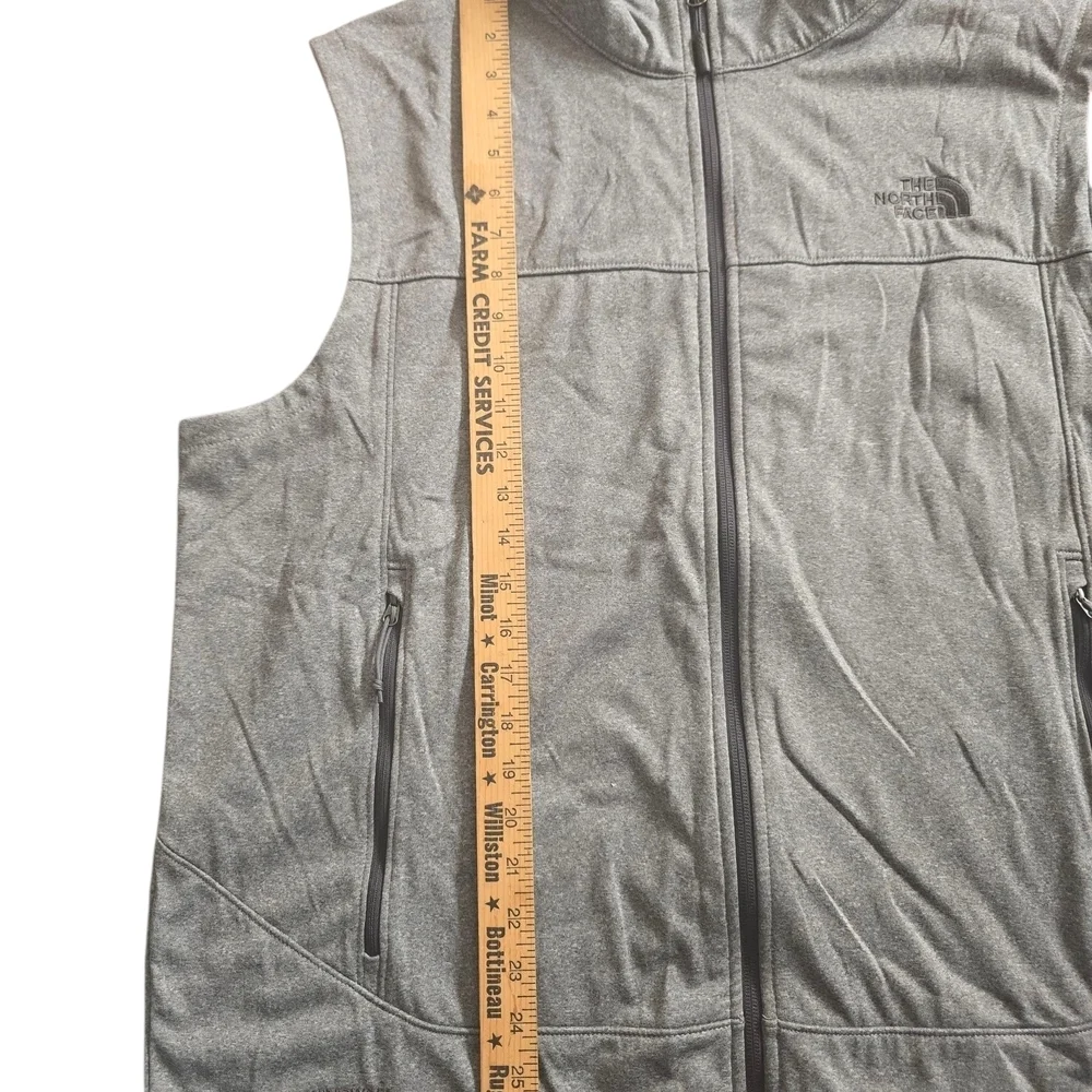 The North Face Mens Canyonwall Full Zip Gray  Vest Size XL Outdoors